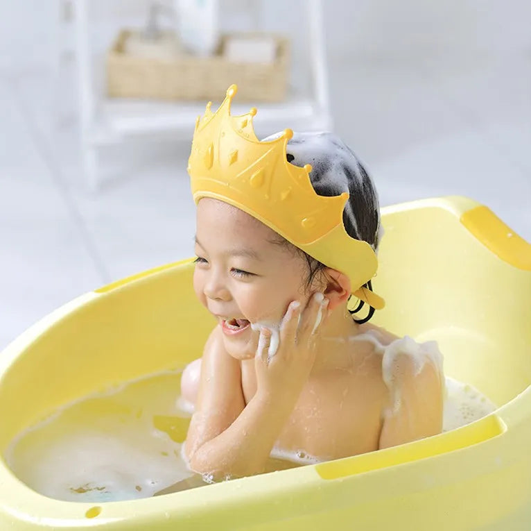 Baby Shower Cap with Adjustable Eye Protection For 0-6 Years Kids