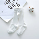 Girls Big Bow Knee High Long Soft New Kids Socks Toddlers