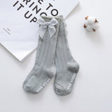 Girls Big Bow Knee High Long Soft New Kids Socks Toddlers